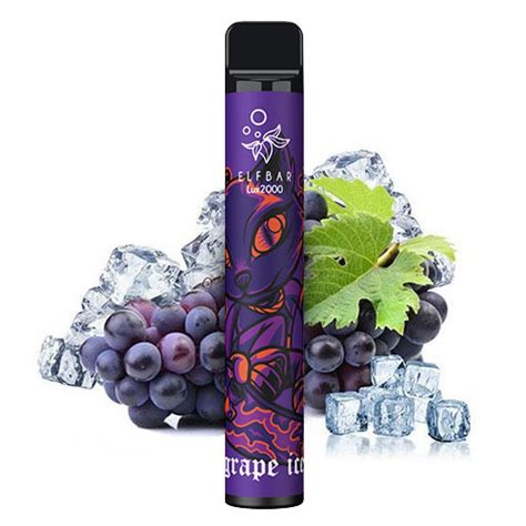 ELF BAR 2000 Lux - Grape Ice 5% Nicotine Disposable Vape