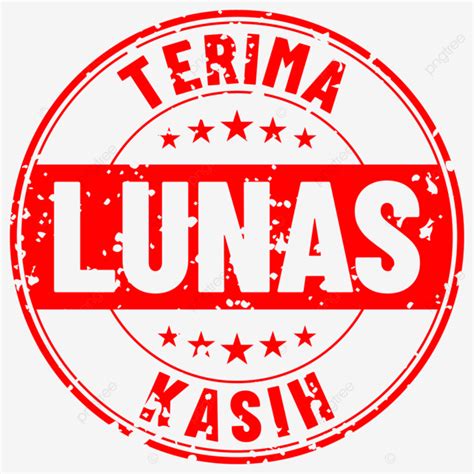 Lunas Cap Grunge Efek Desain Stempel Terima Kasih Vektor Unduh Gratis ...