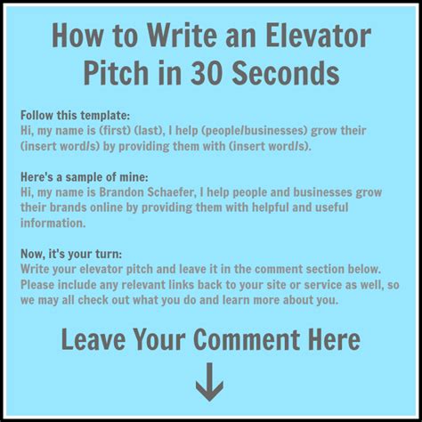 Elevator Pitch Examples for Students - ParkerzebPratt