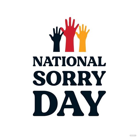 National Sorry Day Vector in EPS, Illustrator, JPG, PSD, PNG, SVG ...