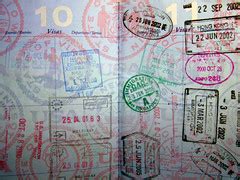 My collection of passport stamps | Time to renew the passpor… | Flickr