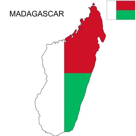 Madagascar Flag Map and Meaning | Mappr