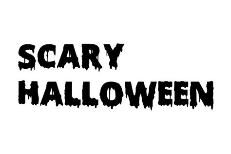 Scary Halloween Font - Free Font Download