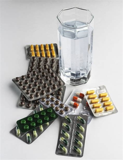 Capsules And Tablets Pills Of Activated Charcoal In Blister Stock Image ...