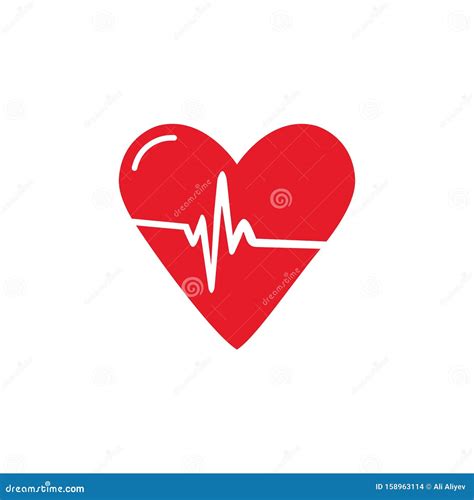 Medical Hearth Icon. Hospital Sign Stock Vector - Illustration of rate, cardio: 158963114