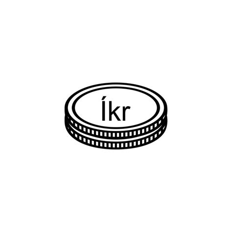 Iceland Currency symbol, Icelandic Krona Icon, ISK Sign. Vector Illustration 24242287 Vector Art ...