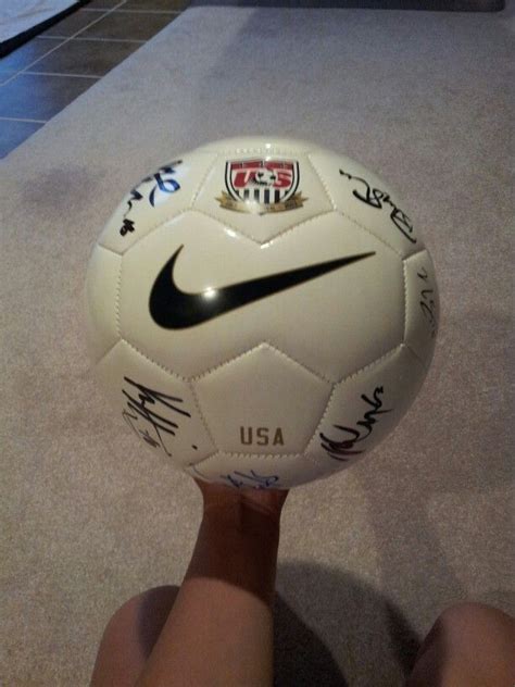 My signed Uswnt soccer ball :) | Uswnt soccer, Uswnt, Soccer ball