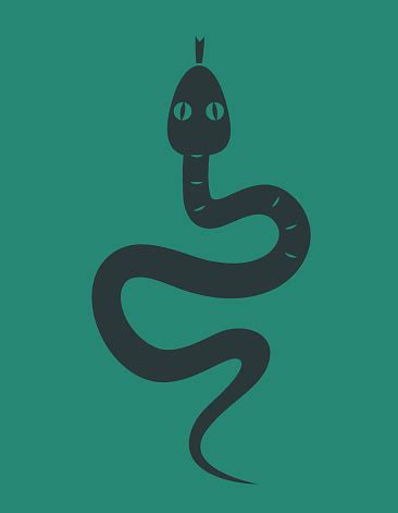 Snake Top View Stock Illustration - Download Image Now - Animal, Autumn ...