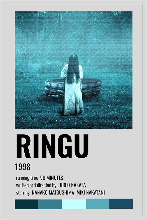 Ringu Hideo Nakata Polaroid Movie Poster Minimalist Movie Poster Retro ...