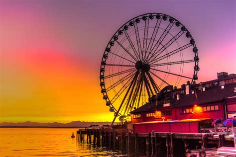 Seattle Great Wheel — Seattle Green Cleaning Fairy