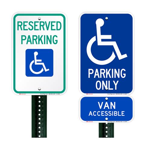 Handicapped Reserved Parking Sign PNG Transparent Background Images ...