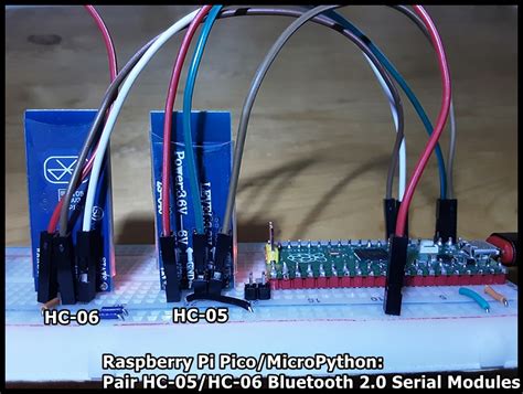 Hello Raspberry Pi: Raspberry Pi Pico/MicroPython: pair HC-05 and HC-06 ...