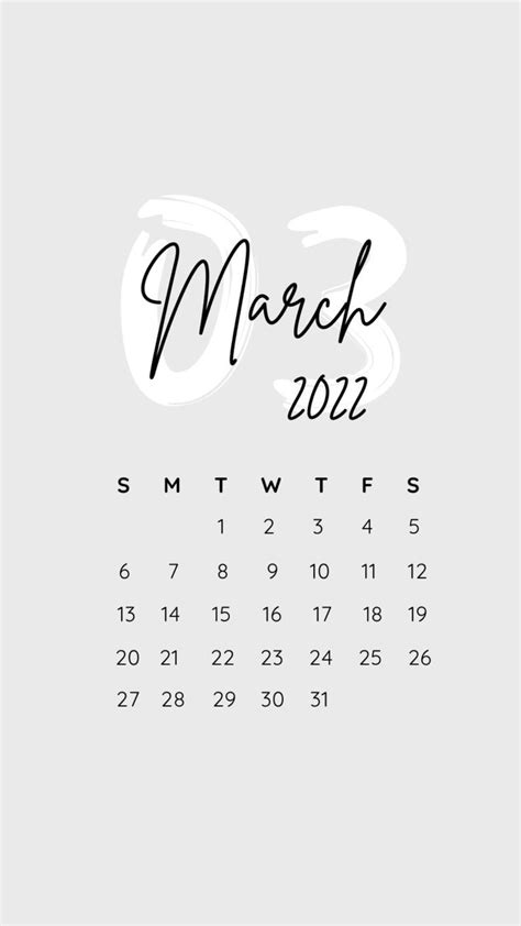 Aesthetic March iPhone Wallpaper Calendar Aesthetic Iphone Wallpaper, Aesthetic Pictures ...