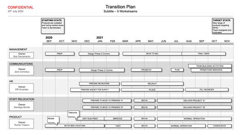 Business Process Transition Plan Template – PARAHYENA