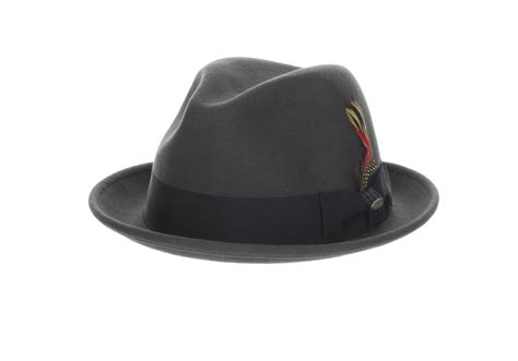 Crushable Wool Felt Fedora/Trillby - Explorer Hats