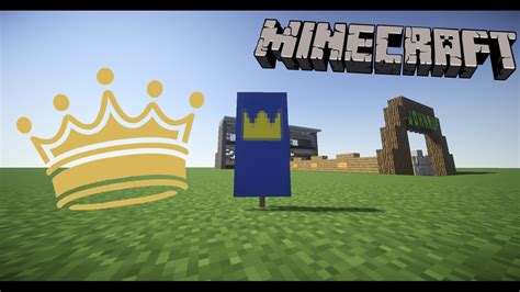 How to make a Crown Banner in Minecraft! - YouTube