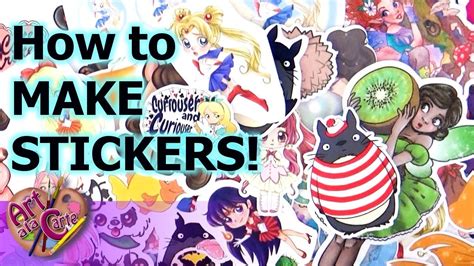 How to Make Your Own Stickers - YouTube