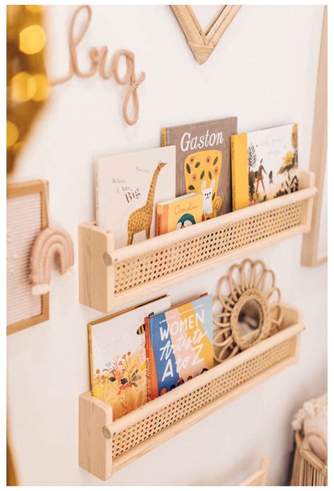 Nursery Room Floating Wall Shelves | Montessori Kids bookshelf, shelf for kids, modern bookshelf ...