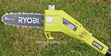 Ryobi One+ 18 Volt Lithium Pole Saw Review and Giveaway!!! | Mommy Ramblings