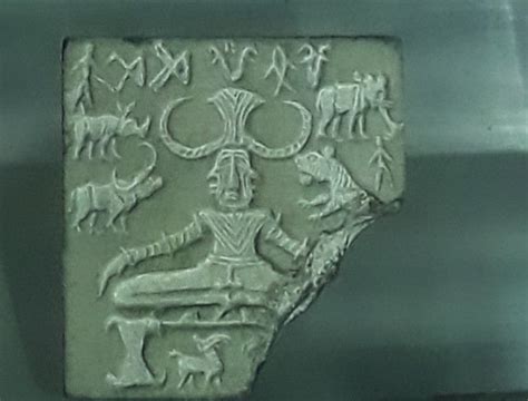 The "Proto-Shiva" Pashupati Seal, Mohenjodaro, 2700- 2000 BCE, Indus ...