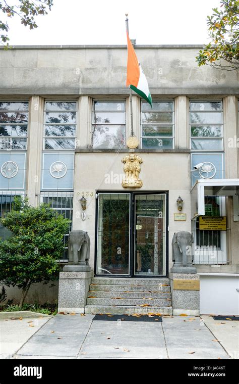 Indian embassy building, Washington DC, USA Stock Photo - Alamy