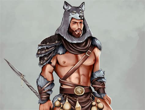 Dnd Barbarian Character Art by Dani Congdon on Dribbble