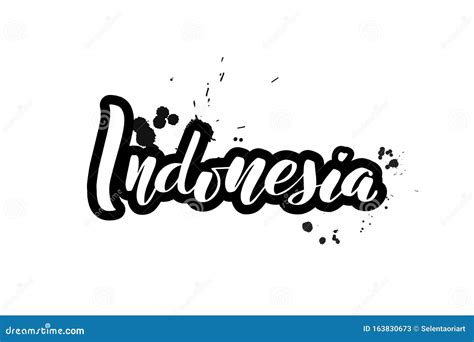 Vector Calligraphy Illustration Isolated on White Background Stock ...