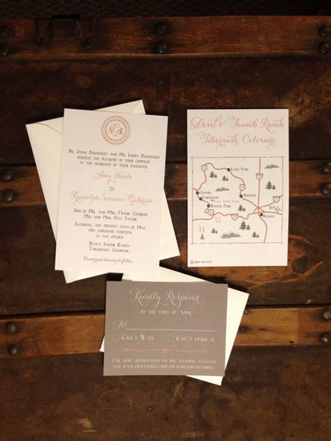 Ranch Custom Wedding Invitation Suite - Etsy