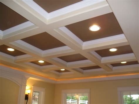 Box Beam Ceiling in white. | House ceiling design, Master bedroom ceilings, Ceiling design