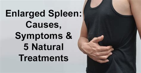 Enlarged Spleen: Causes, Symptoms & 5 Natural Treatments - David ...