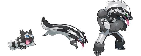 [OC] Edited Possible Shinys for the Obstagoon Family! : r/pokemon