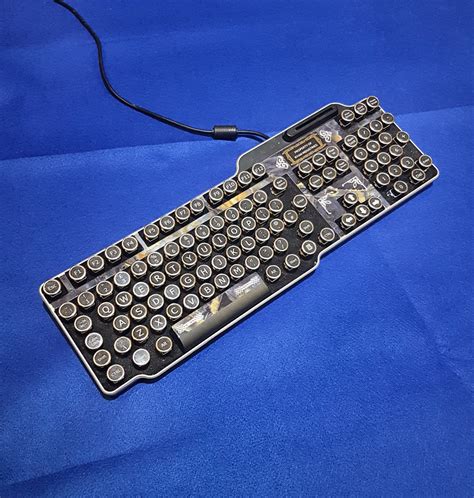 Handcrafted Bioshock Black Marble USB Steampunk Typewriter Keyboard - Keyboards & Keypads