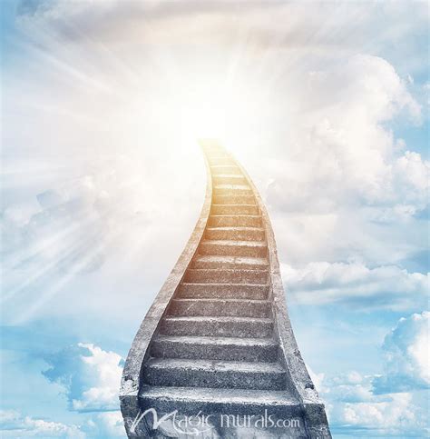 Stairway to Heaven Wallpaper Wall Mural by Magic Murals