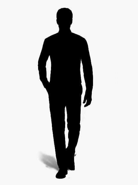 Silhouette Man Standing