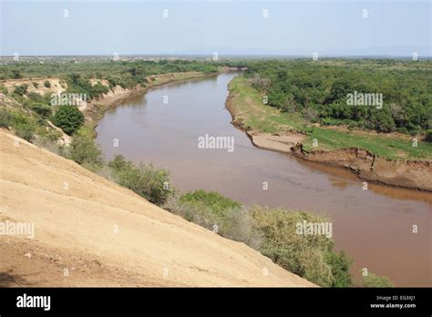 Landscape of Omo River, Ethiopia, Africa Stock Photo - Alamy