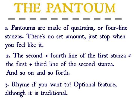 The Pantoum | How are you feeling, Forms of poetry, Poems