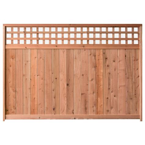 8 Foot Tall Cedar Fence Panels - Councilnet