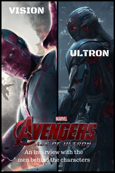 Ultron Voice James Spader and Vision Voice Paul Bettany #AvengersEvent