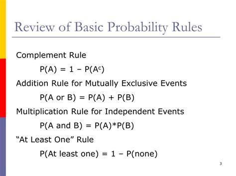 PPT - Probability Rules PowerPoint Presentation, free download - ID:6263607