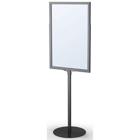 22 x 28 Floor Standing Sign Holders, Black | Sign holder, Retail lighting, Shop window design