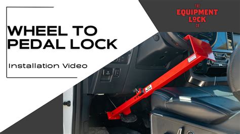 Steering Wheel to Pedal Lock Installation Video! - YouTube