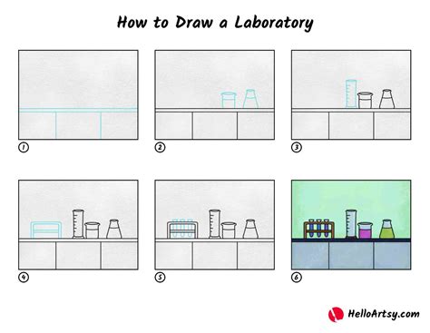 How to Draw a Laboratory - HelloArtsy