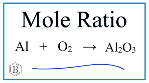 Using the Mole Ratio for Al + O2 = Al2O3 to Solve Mole Problems - YouTube