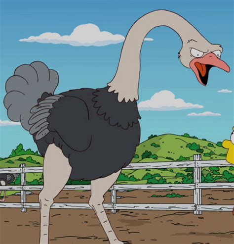 Angry ostrich - Wikisimpsons, the Simpsons Wiki