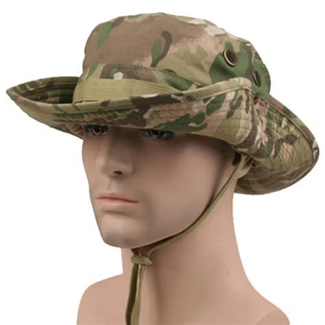 Outdoor Tactical Camouflage Boonie Shade Hat Nepalese Cap Army Men ...