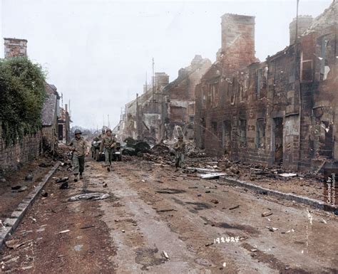 These gorgeous colorized photos of the front lines of WW2 bring the ...