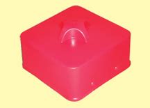 Magical Candy Box 5" x 5" x 3.5" - Red (Wonder) | D. Robbins & Co.