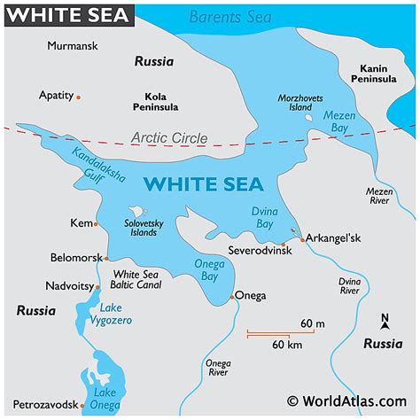 White Sea - WorldAtlas