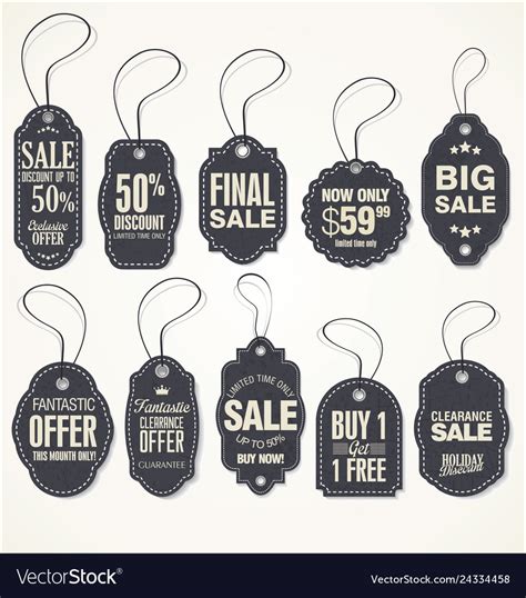 Price tags collection 2 Royalty Free Vector Image