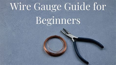 Quick Start Wire Gauge Guide For Wire Art | Beginners | Spiral Crafts - YouTube